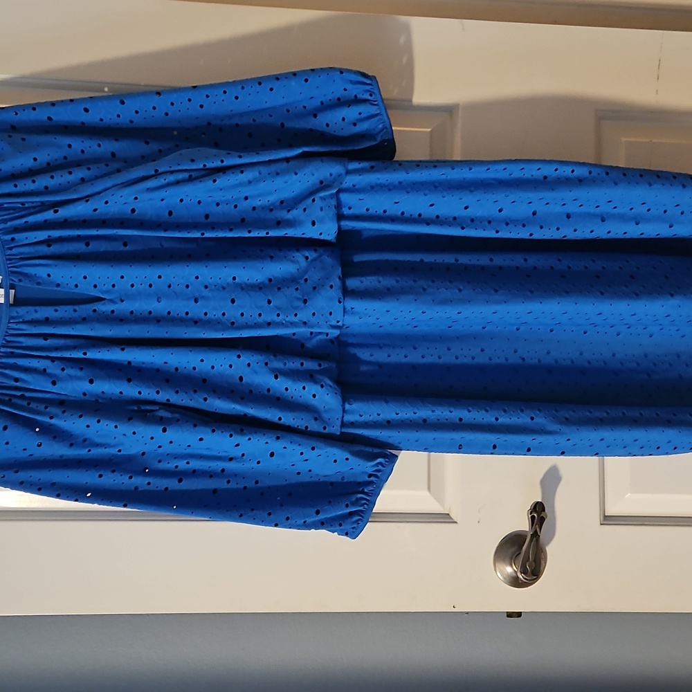 London Times Blue  size 14 dress